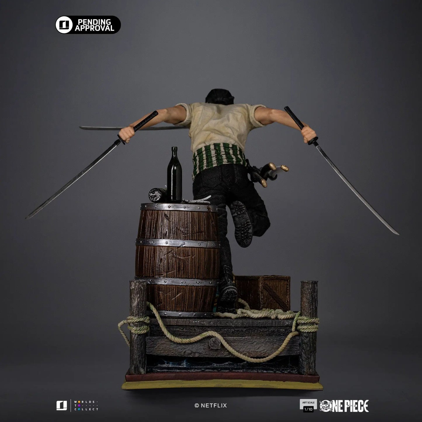 Pre-Order - Statue Roronoa Zoro - One Piece - Art Scale 1/10 - Iron Studios