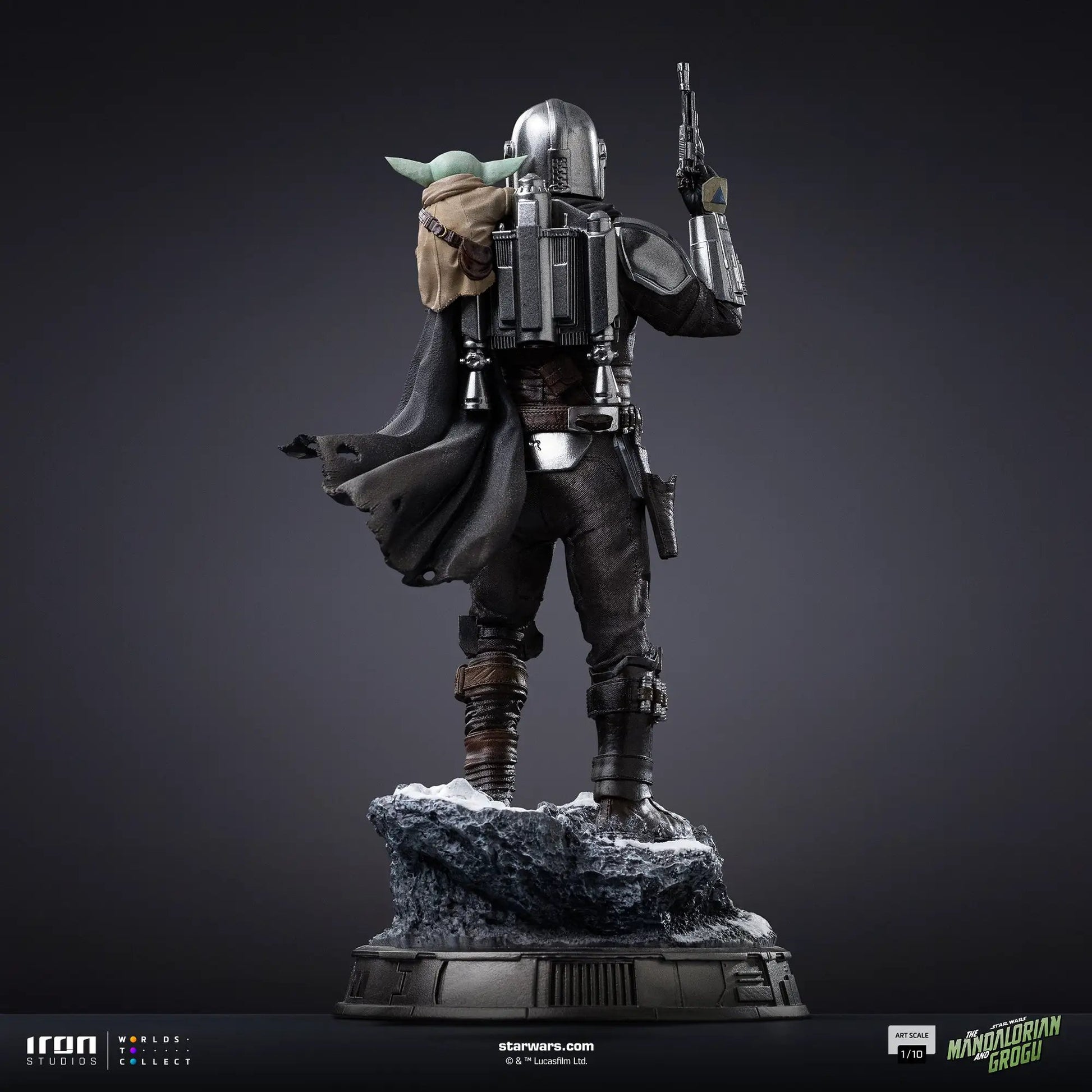 Pre-Order - Statue Mandalorian and Grogu - The Mandalorian and Grogu Movie - Art Scale 1/10 - Iron Studios