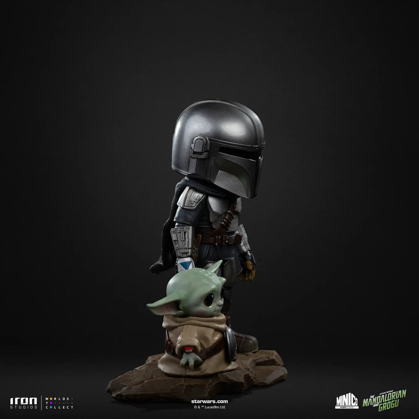 Pre-Order - Statue Mandalorian and Grogu - The Mandalorian - MiniCo - Iron Studios