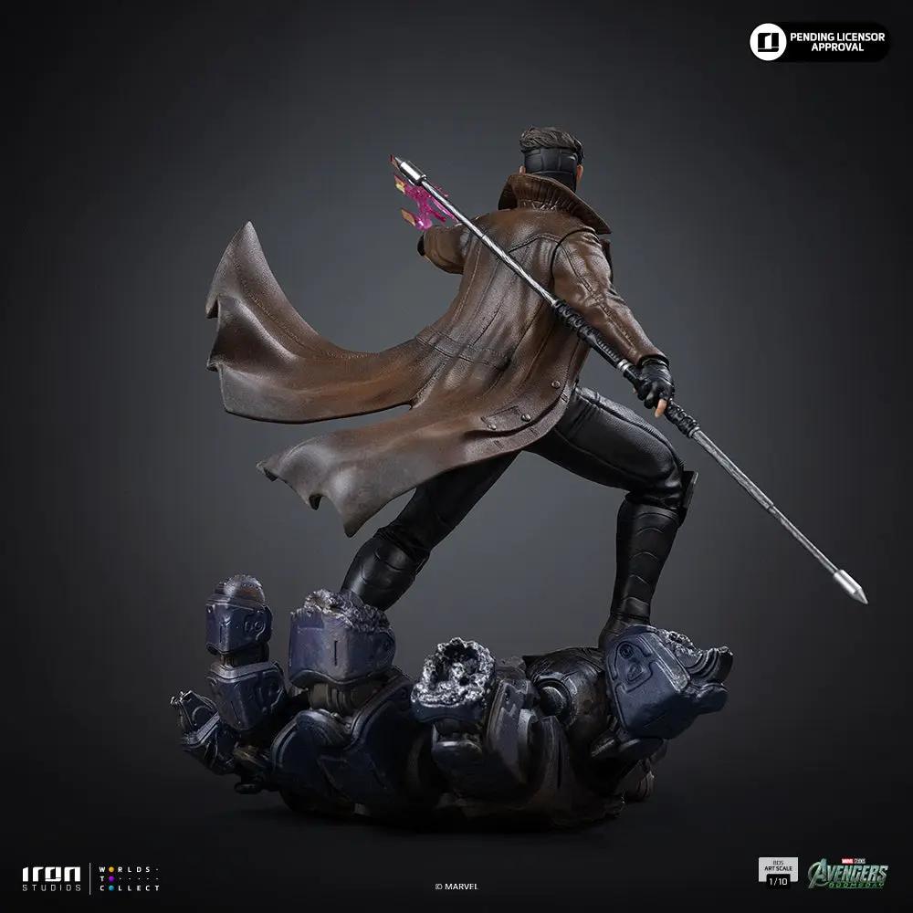 Statue Gambit - Avengers: Doomsday, by Iron Studios, BDS Art Scale 1/10, brown trench coat with staff