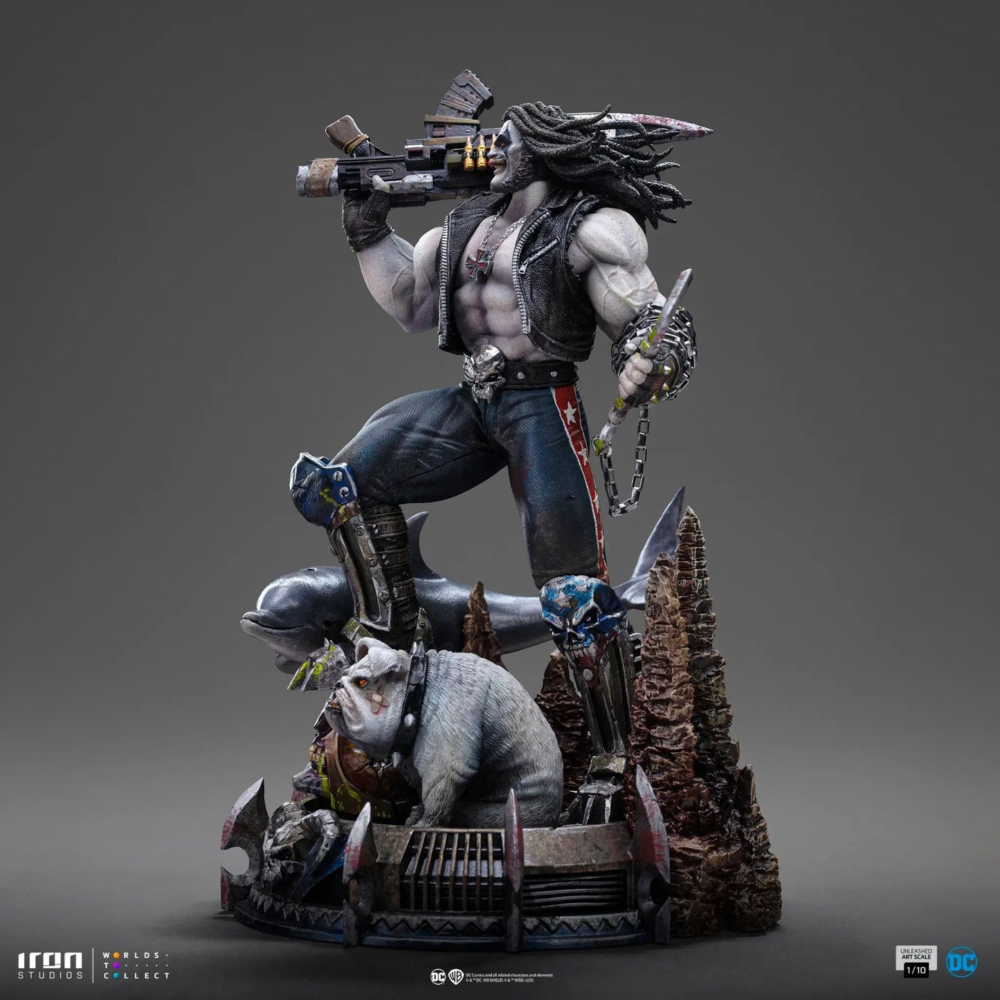Pre-Order - Statue Lobo Unleashed - DC Comics - Art Scale 1/10 - Iron Studios