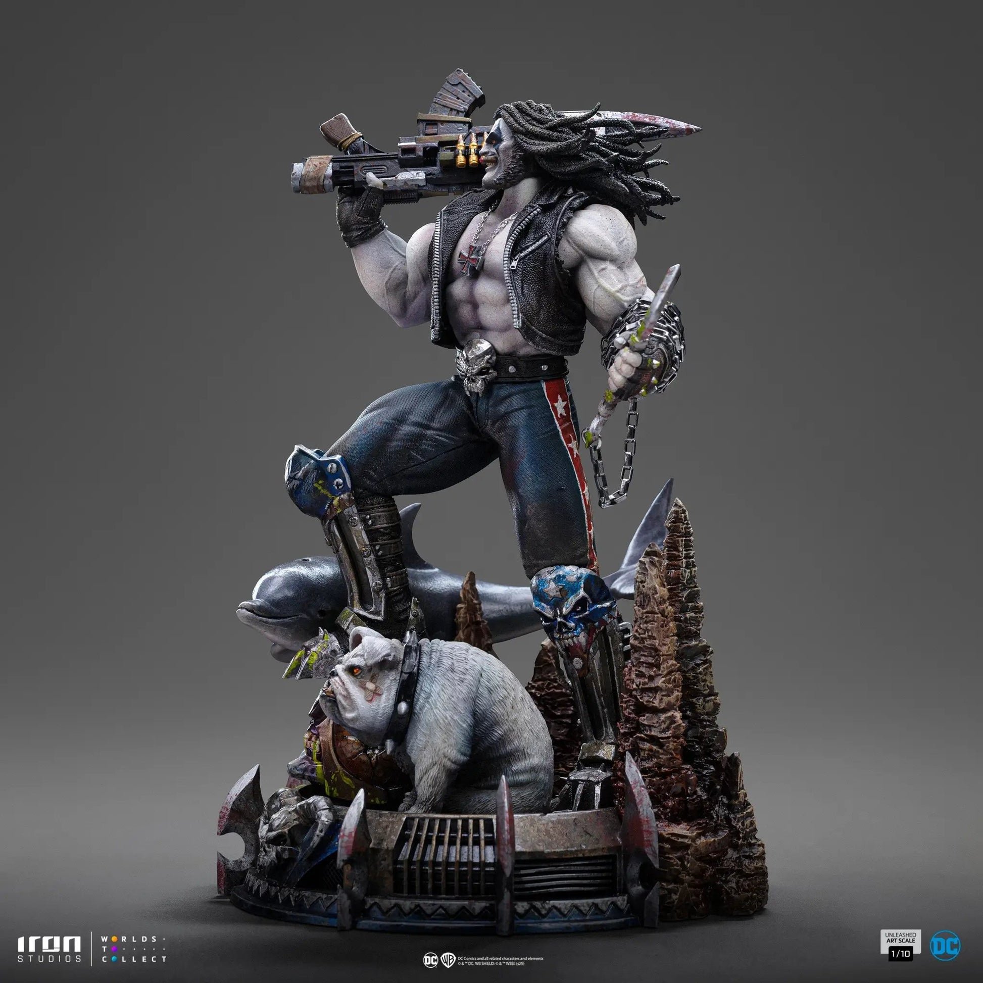 Pre-Order - Statue Lobo Unleashed - DC Comics - Art Scale 1/10 - Iron Studios