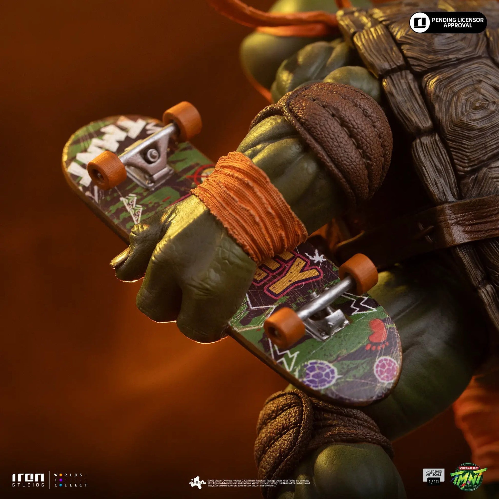 Pre-Order - Statue Michelangelo Unleashed - Teenage Mutant Ninja Turtles - Art Scale 1/10 - Iron Studios