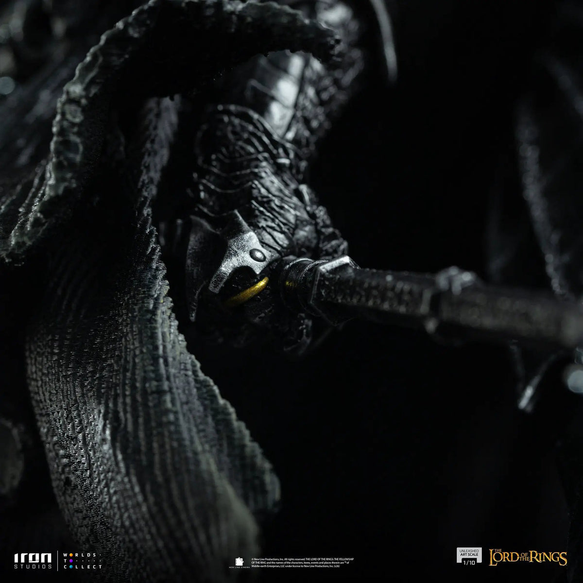 Statue of Sauron Unleashed from The Lord of the Rings by Iron Studios, 1/10 Art Scale, black figure, pre-order