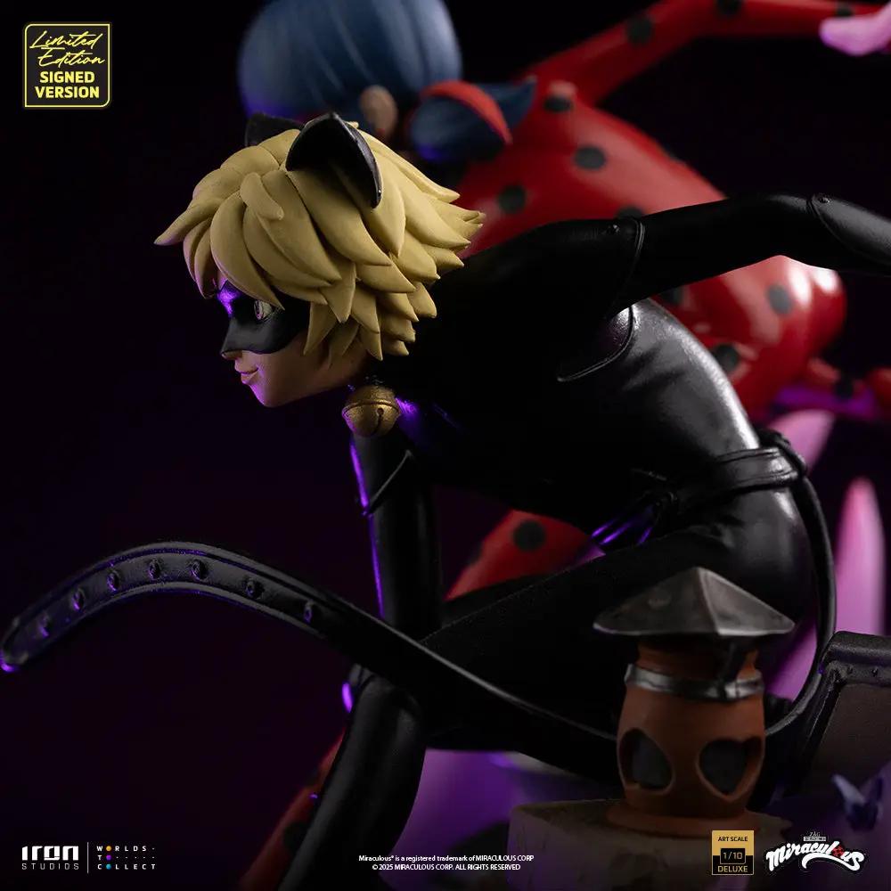 Pre-Order - Ladybug and Cat Noir - Miraculous 10th Anniversary Signed Edition - Deluxe Art Scale 1/10 - Iron Studios