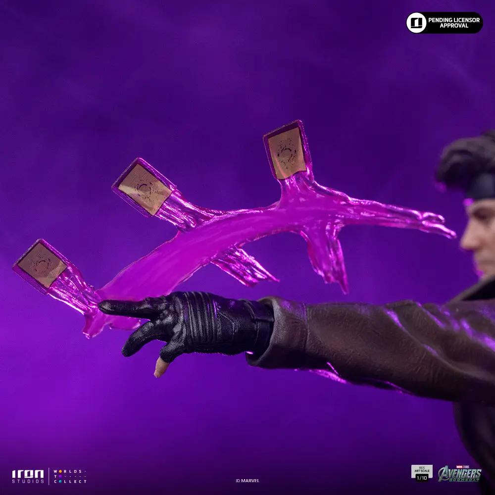 Statue Gambit by IRON STUDIOS from Avengers: Doomsday, BDS Art Scale 1/10, purple energy cards