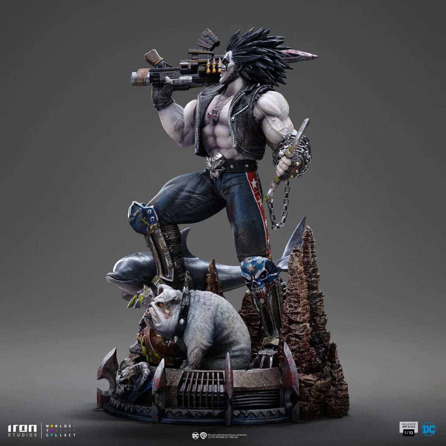 Pre-Order - Statue Lobo Unleashed - DC Comics - Art Scale 1/10 - Iron Studios