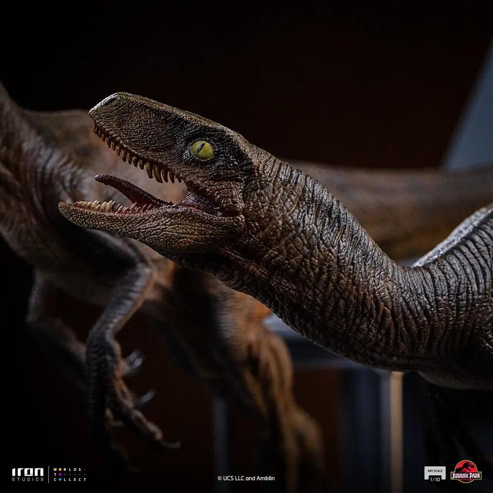 Pre-Order - Statue Raptors at the Kitchen's Door - Jurassic Park - Art Scale 1/10 - Iron Studios