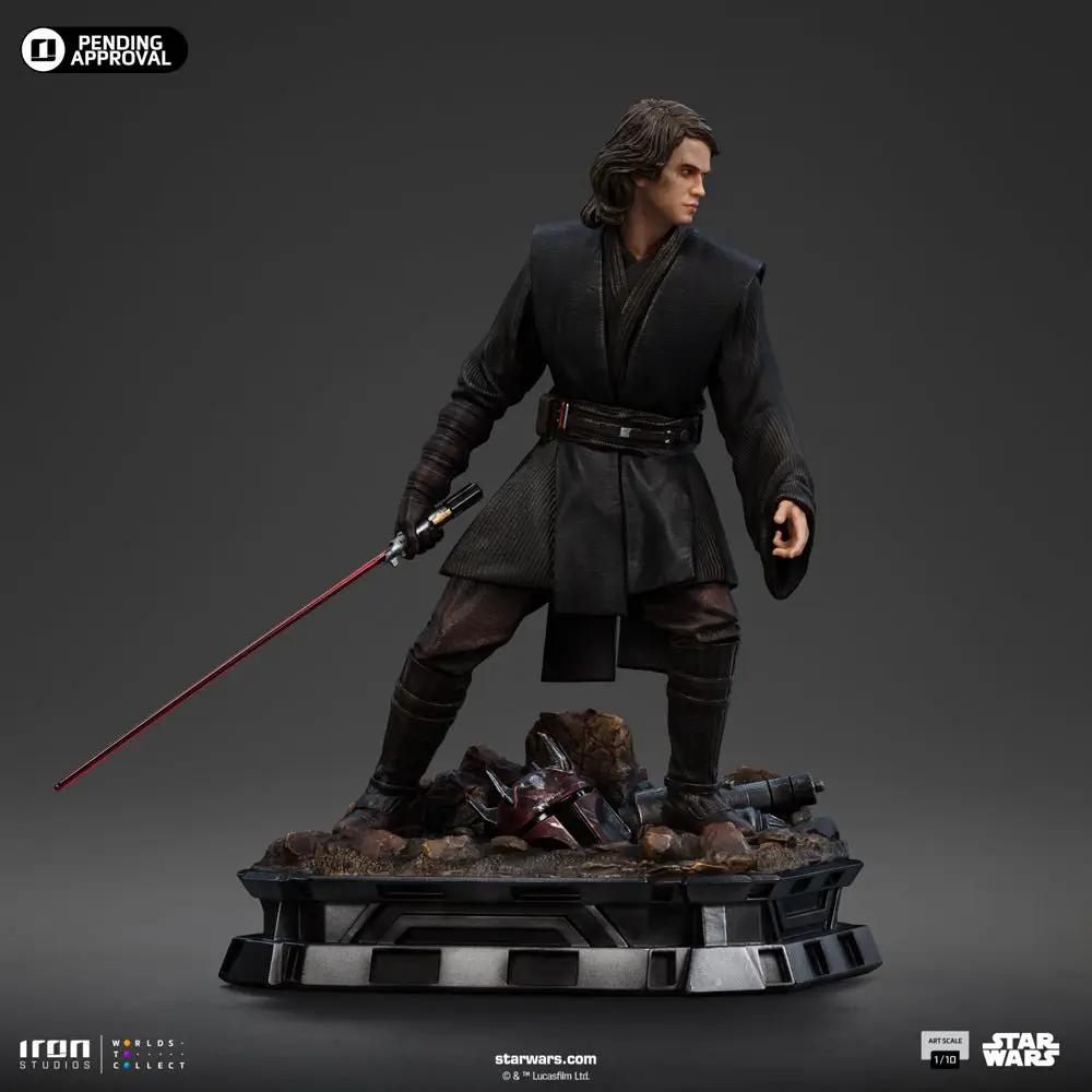 Statue Anakin Skywalker Jedi Knight version, red lightsaber, 1/10 scale, Iron Studios.