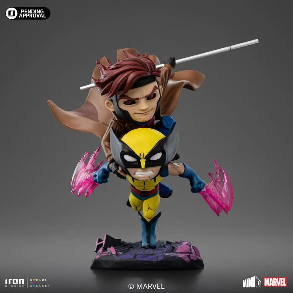 Statue Gambit and Wolverine - X-Men '97 - Minico - Iron Studios