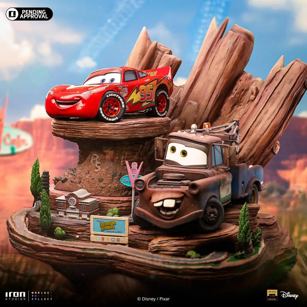 Pre-Order - Statue Lightning Mcqueen & Tow Mater - Cars - Deluxe Art Scale 1/10 - Iron Studios