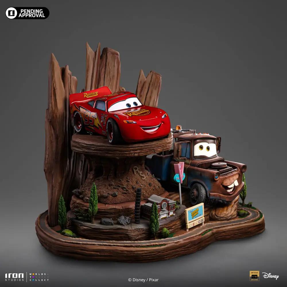 Pre-Order - Statue Lightning Mcqueen & Tow Mater - Cars - Deluxe Art Scale 1/10 - Iron Studios