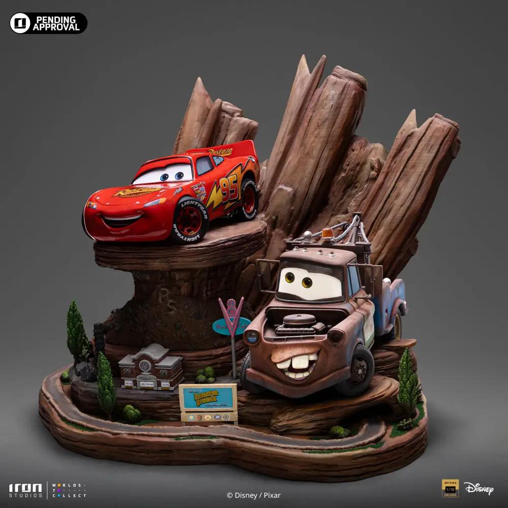 Pre-Order - Statue Lightning Mcqueen & Tow Mater - Cars - Deluxe Art Scale 1/10 - Iron Studios