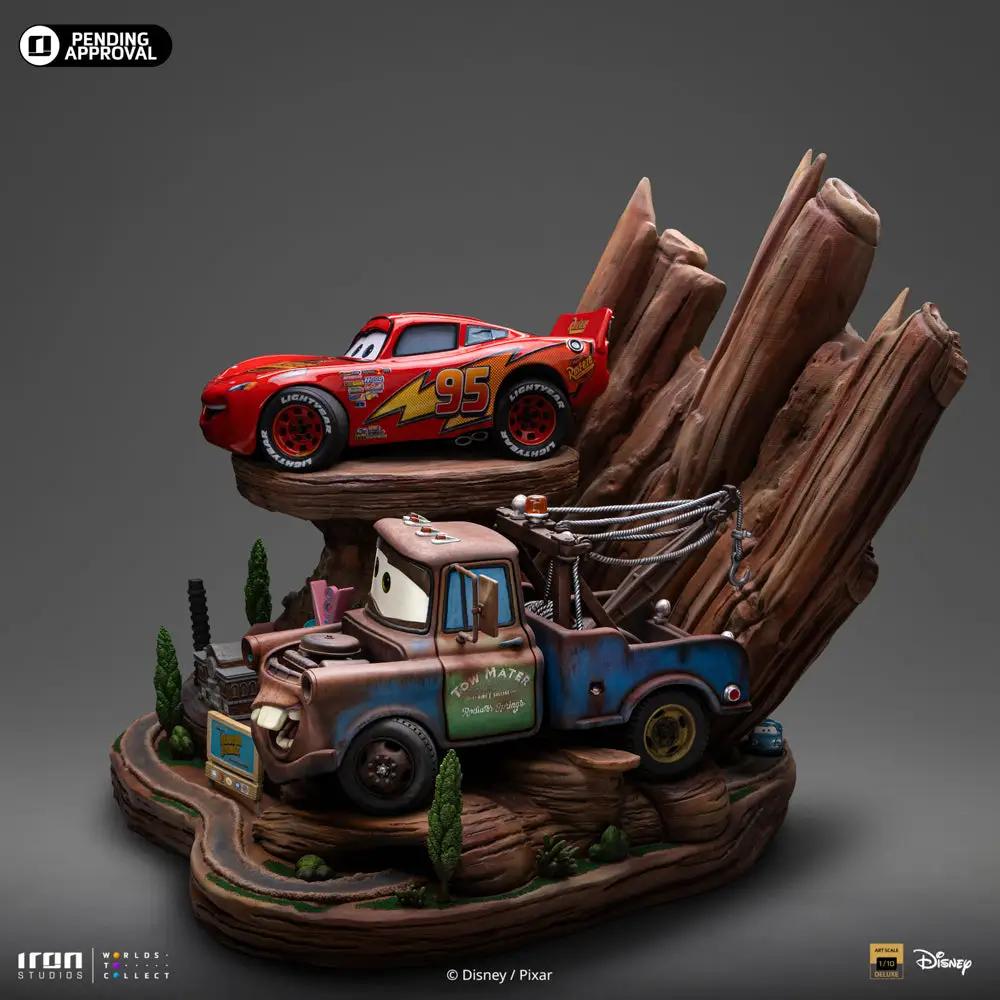 Pre-Order - Statue Lightning Mcqueen & Tow Mater - Cars - Deluxe Art Scale 1/10 - Iron Studios