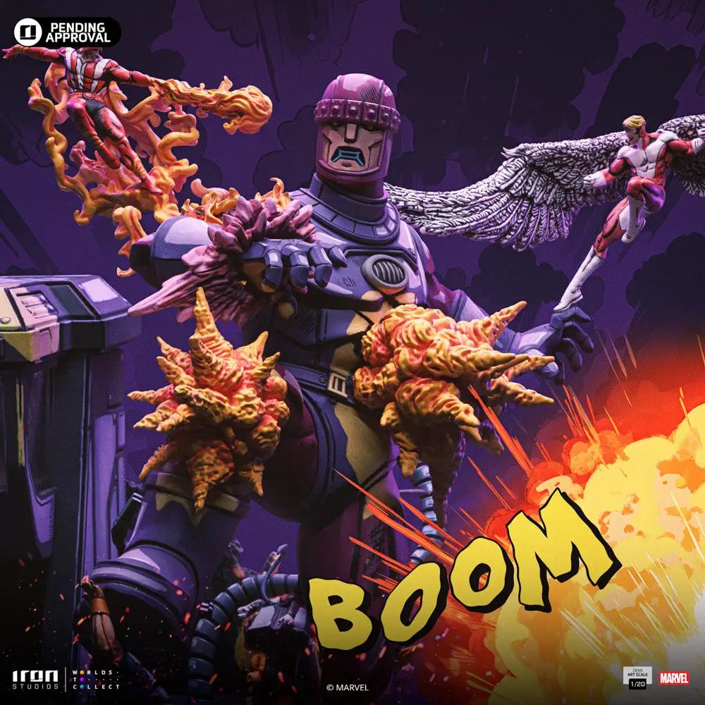Statue X-Men Danger Room B (Comics Version) by Iron Studios; Demi Art Scale 1/20, purple-armored figure.