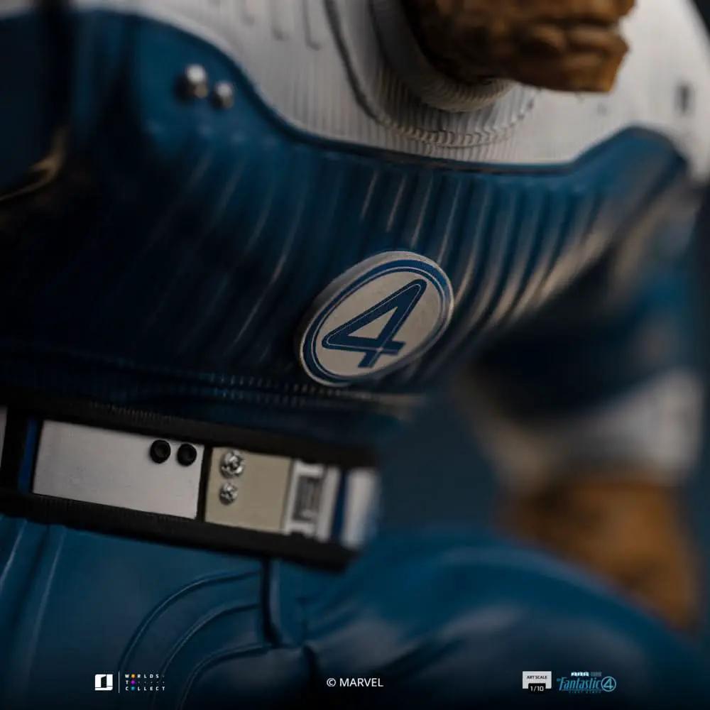 Statue The Thing from Fantastic Four: The First Steps by Iron Studios, Art Scale 1/10, blue suit with 4 emblem