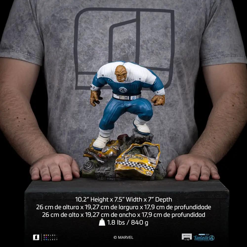 Statue The Thing from Fantastic Four: The First Steps, orange-skinned, Iron Studios Art Scale 1/10