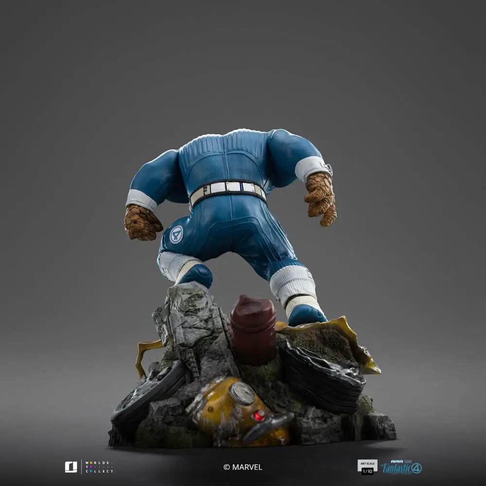 Statue The Thing from Fantastic Four: The First Steps, Art Scale 1/10 by Iron Studios; figure on rocky diorama.