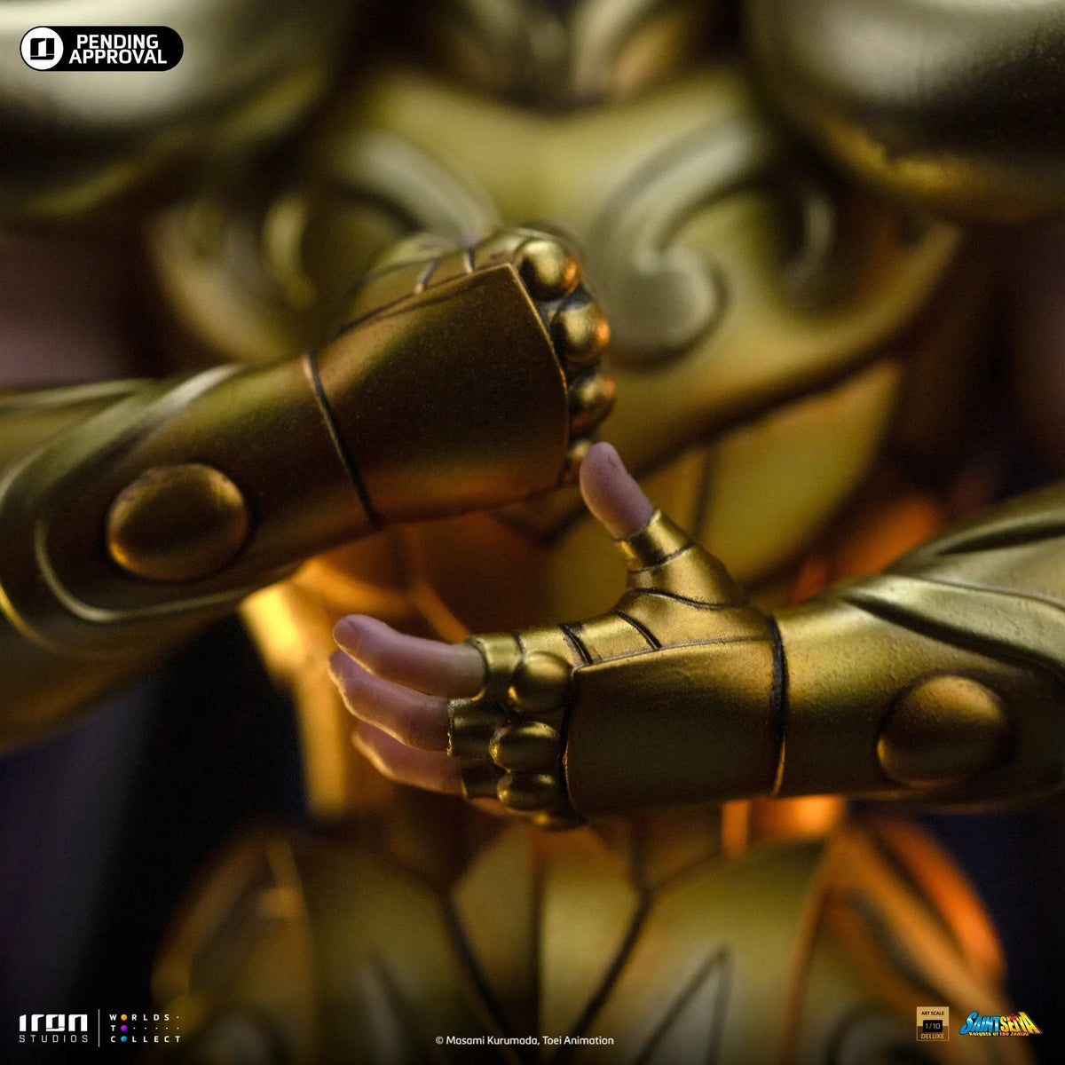 Statue Aries Mu from Saint Seiya by Iron Studios, Deluxe Art Scale 1/10