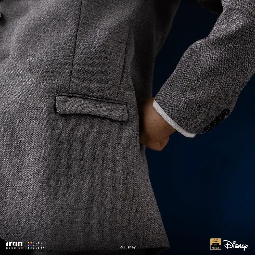 Statue Walt Disney & Mickey Mouse by Iron Studios in a gray suit; Disney branding visible.