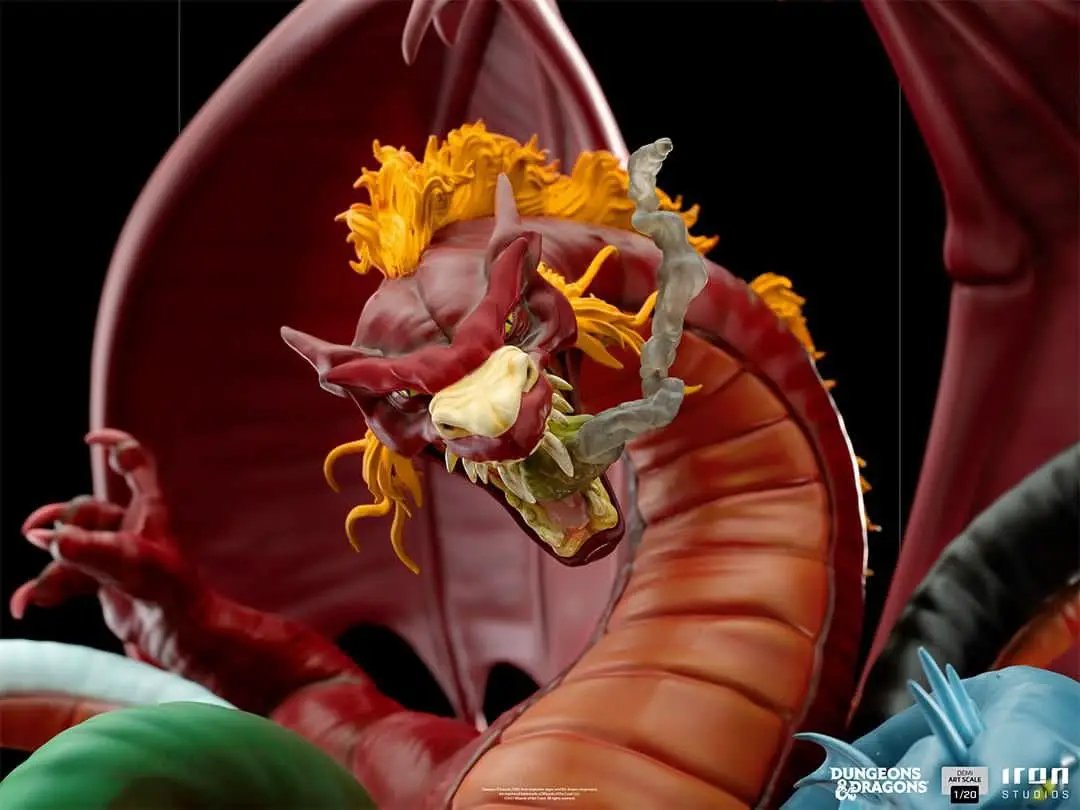 Statue Tiamat Battle Diorama - Dungeons and Dragons - Demi Art 1/20 - Iron Studios