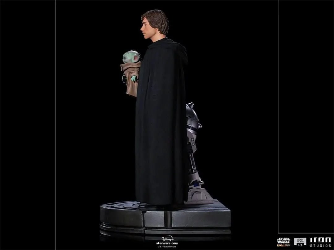 Luke Skywalker, R2-D2 and Grogu - Star Wars: The Mandalorian - Legacy Replica 1/4 - Iron Studios