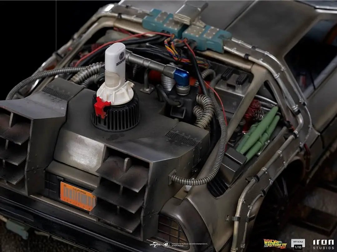 Statue Delorean - Back to the Future III - Art Scale 1/10 - Iron Studios