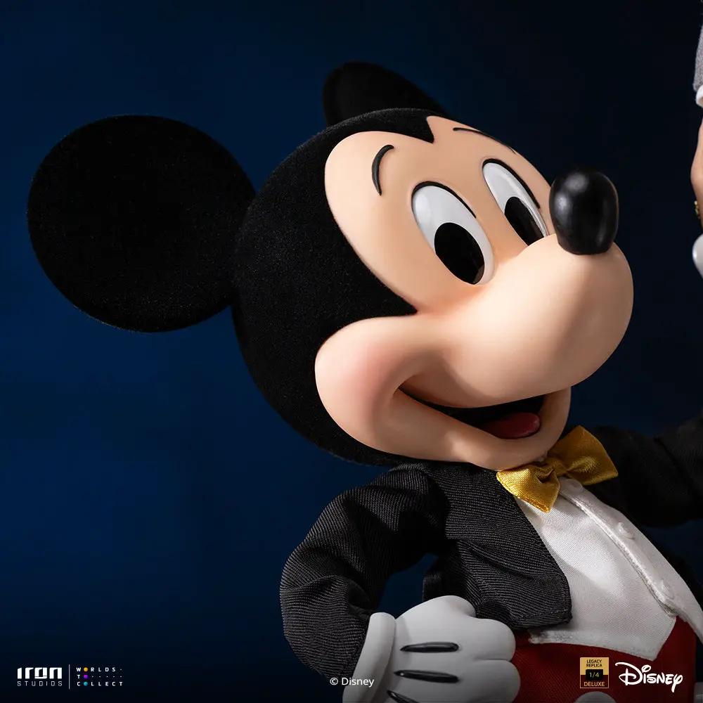 Statue of Mickey Mouse in a tuxedo, 1/4 scale, by Iron Studios (Disney Classics Legacy Replica)