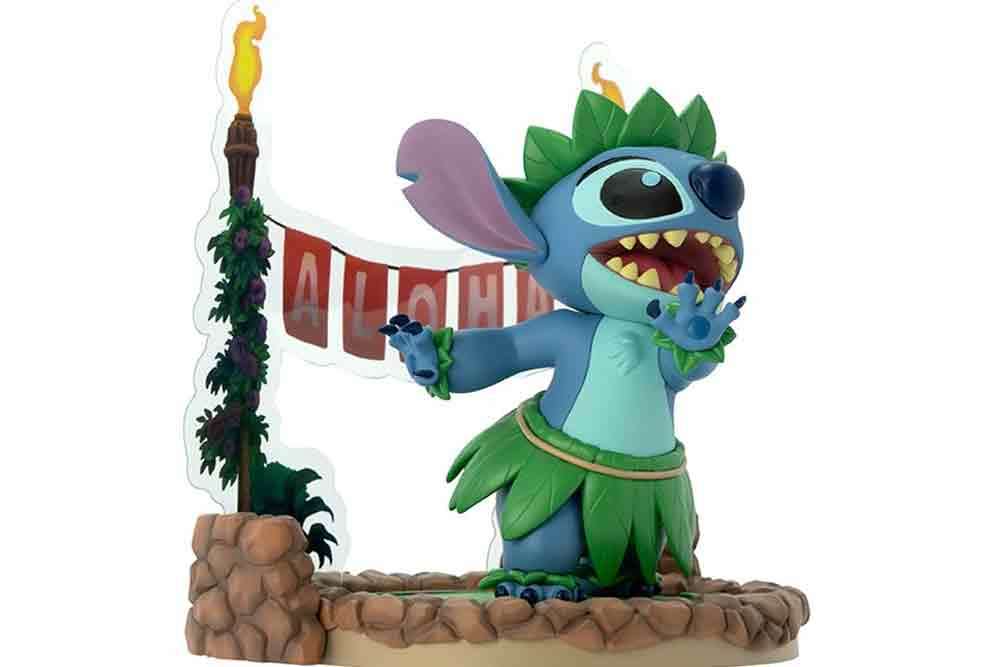 Disney - lilo & stitch - hula dance stitch - super figure collection - 1:10 pvc statue