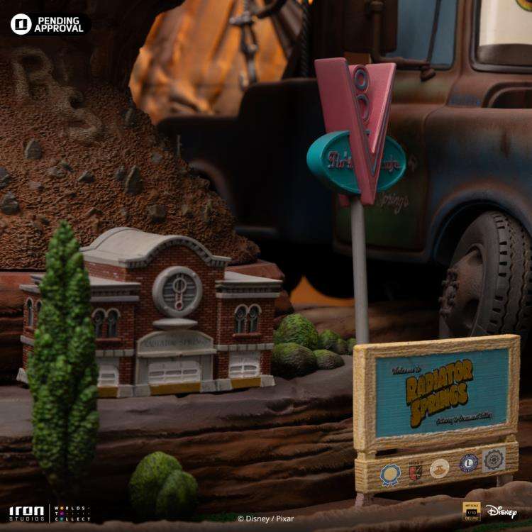 Cars Estatua 1/10 Deluxe Art Scale Lightning Mcqueen & Mate 31 cm