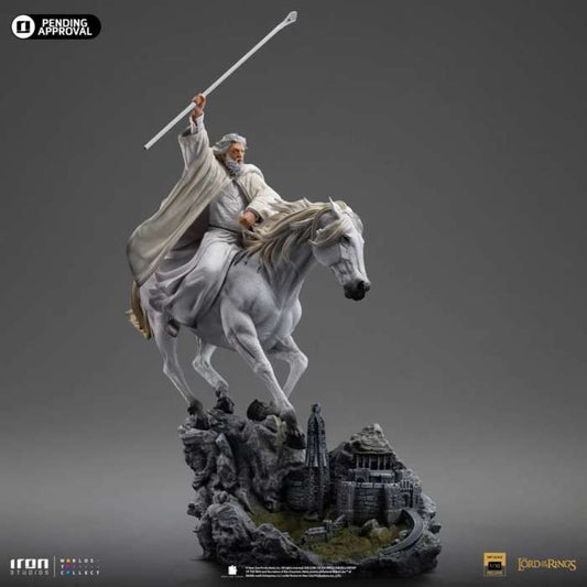 Lord of the ring gandalf the white on shadowfax ccxp exclusive 1/10 statue