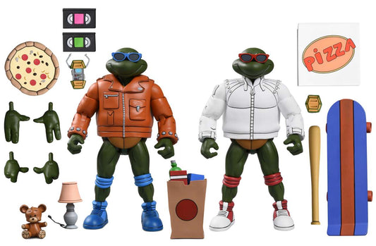 Tortugas Ninja (Cartoon) Figura Punk Leo and Punk Raph 2 Pack 18 cm