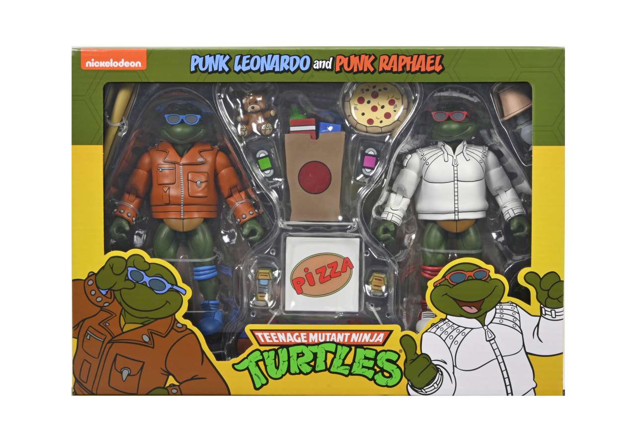 Tortugas Ninja (Cartoon) Figura Punk Leo and Punk Raph 2 Pack 18 cm