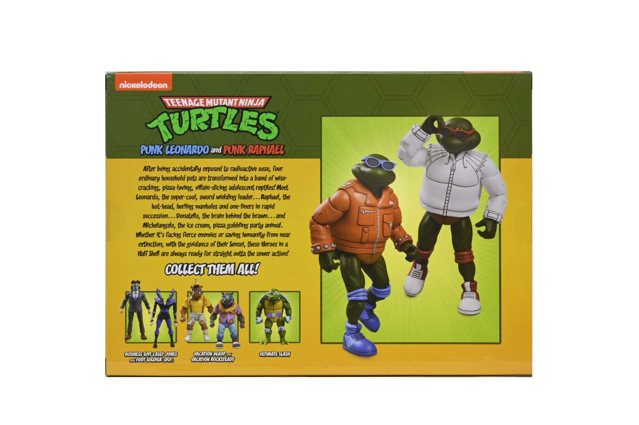 Tortugas Ninja (Cartoon) Figura Punk Leo and Punk Raph 2 Pack 18 cm