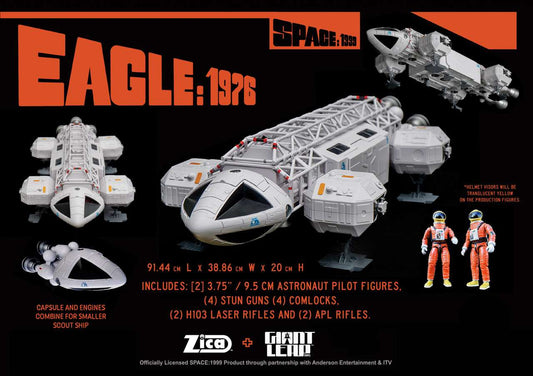 Space 1999 eagle 1976 standard ed playset 92cm