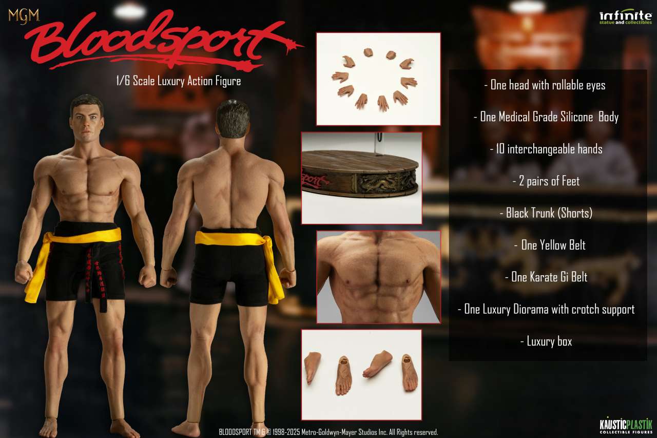 Bloodsport frank dux 1/6 action figure standard edition