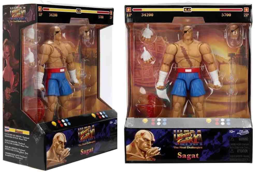 Street fighter 2: sagat - dx action figure scale 1:12