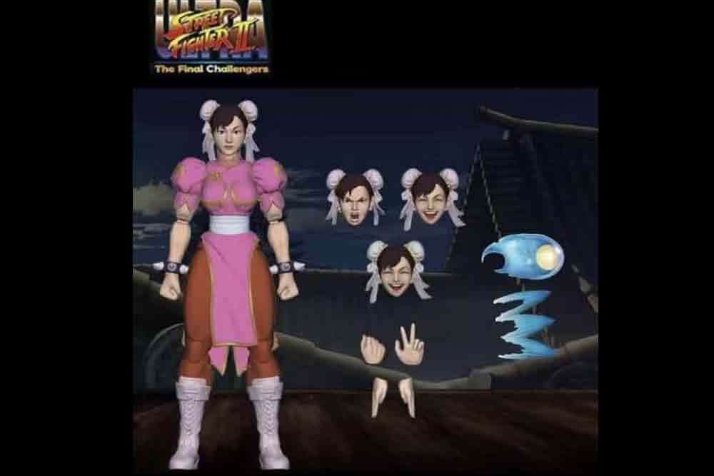 Street fighter 2 chun-li pink dress - sdcc de luxe action figure scale 1:12