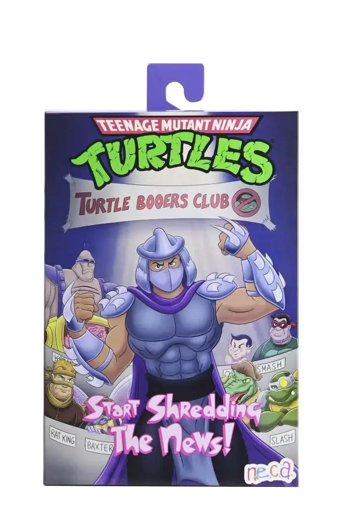 Figura de acción NECA Ultimate Shredder TMNT, 18 cm, colores clásicos