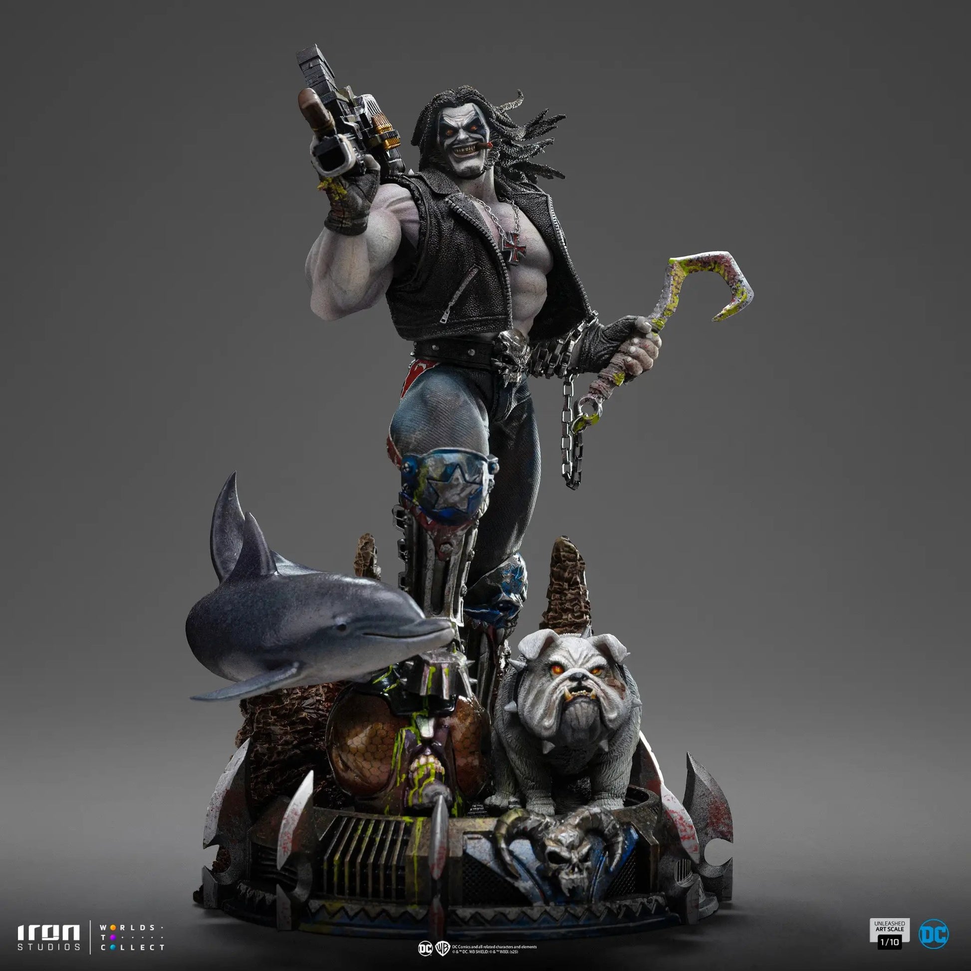 Pre-Order - Statue Lobo Unleashed - DC Comics - Art Scale 1/10 - Iron Studios