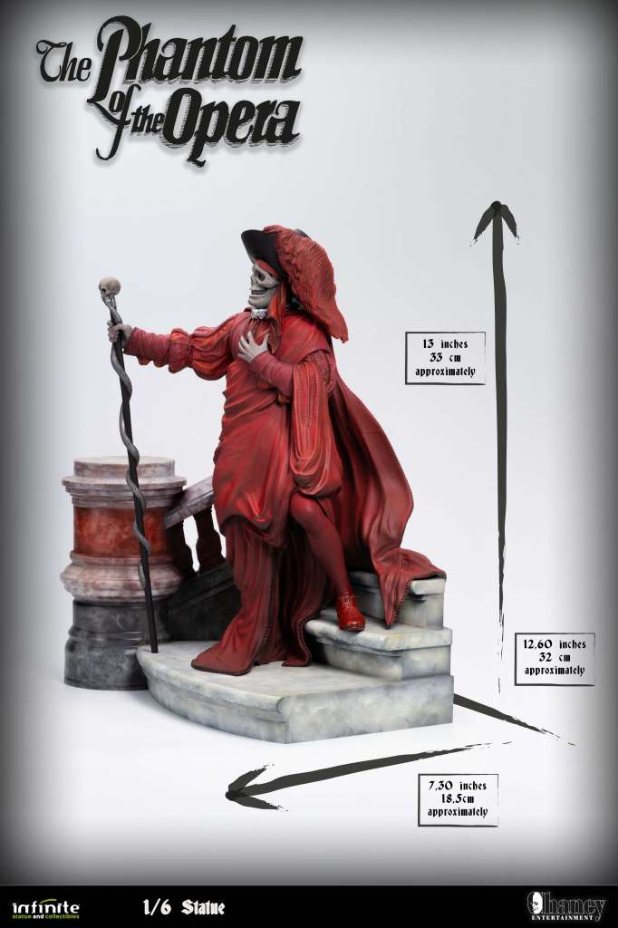 Lon Chaney The Phantom Of The Opera 1/6 Statue 33cm