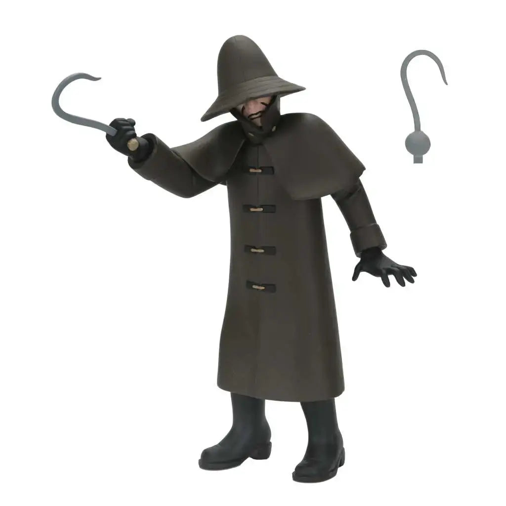 I Know What You Did Last Summer Fisherman action figure, Toony Terrors NECA, dark gray-brown coat & wide-brim hat