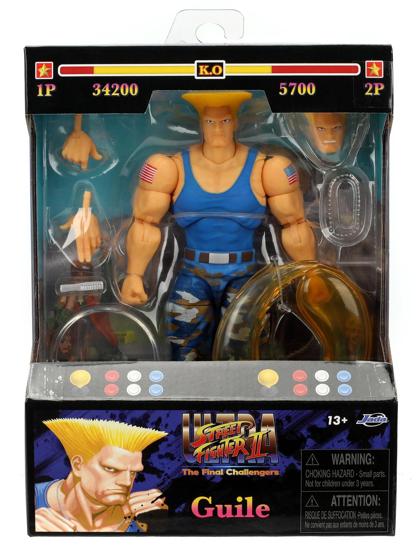 Street Fighter 2: Guile Player 2 Variant  Limited Edition DeLuxe Action Figure Scale 1:12