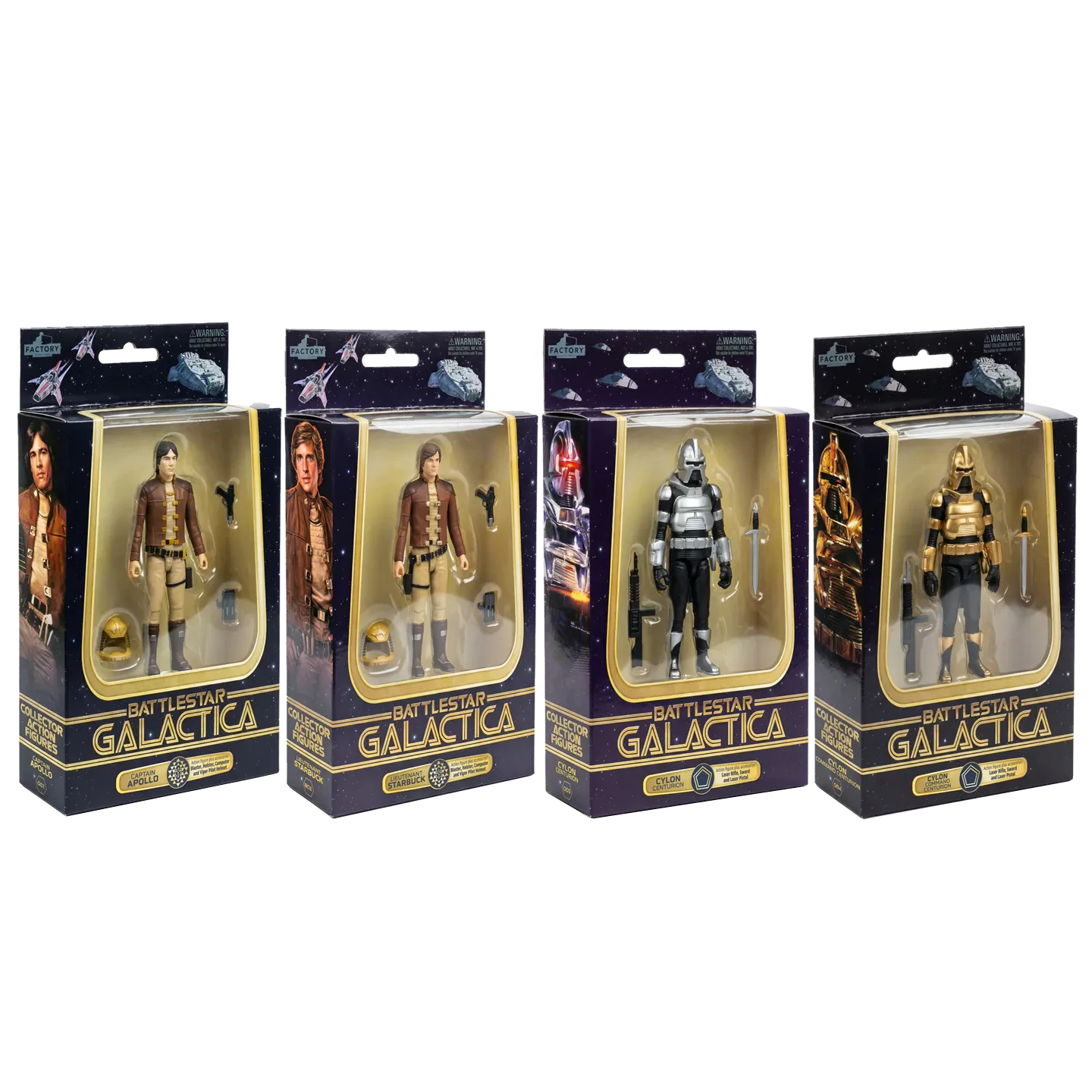 Battlestar Galactica 3.75 Inch Wave 1 Action Figure Set