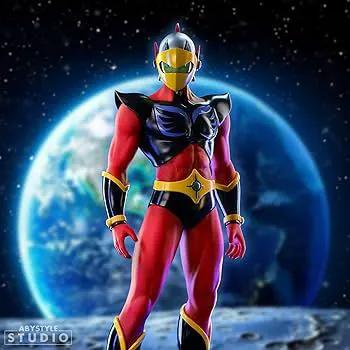 UFO Robot Grendizer Actarus action figure by ABYSTYLE STUDIO, 1/10 scale, red and black suit with gold accents