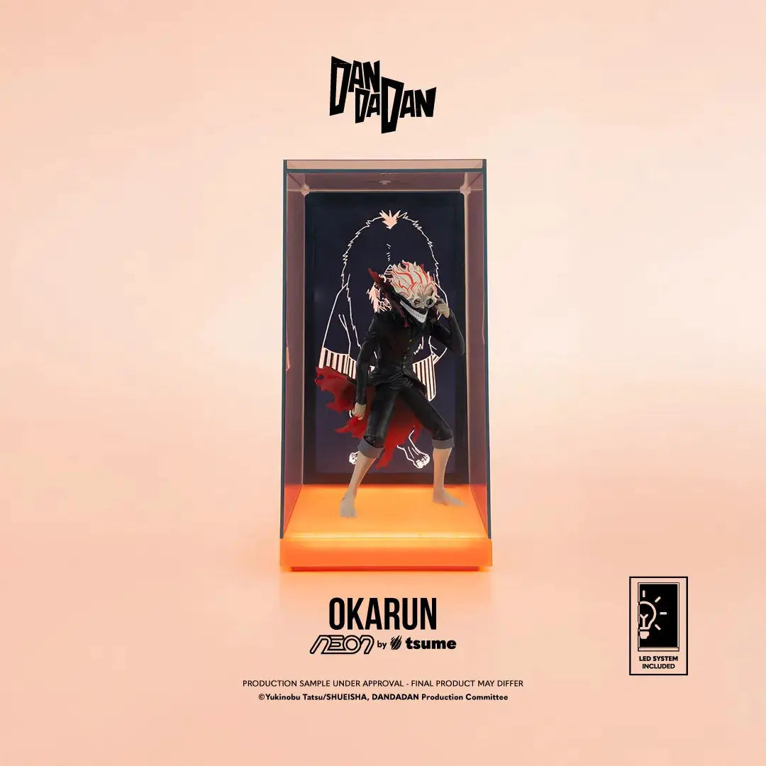 Tsume Dandadan Okarun Neon action figure, 25cm, by TSUME in display case
