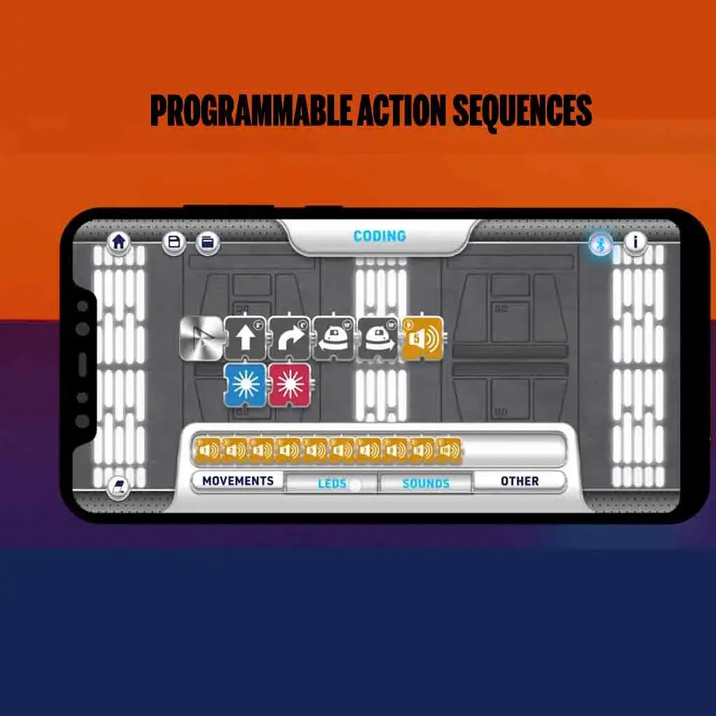 Star Wars R2-D2 interactive droid 1/3 replica by Clementoni, coding toy