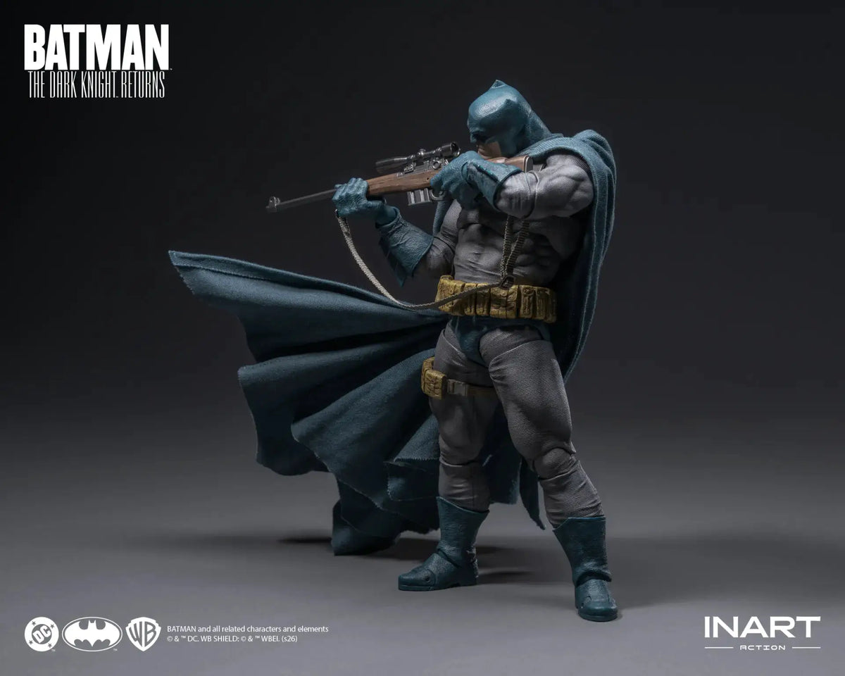 Batman The Dark Knight Returns 1/12 action figure in blue suit by INART
