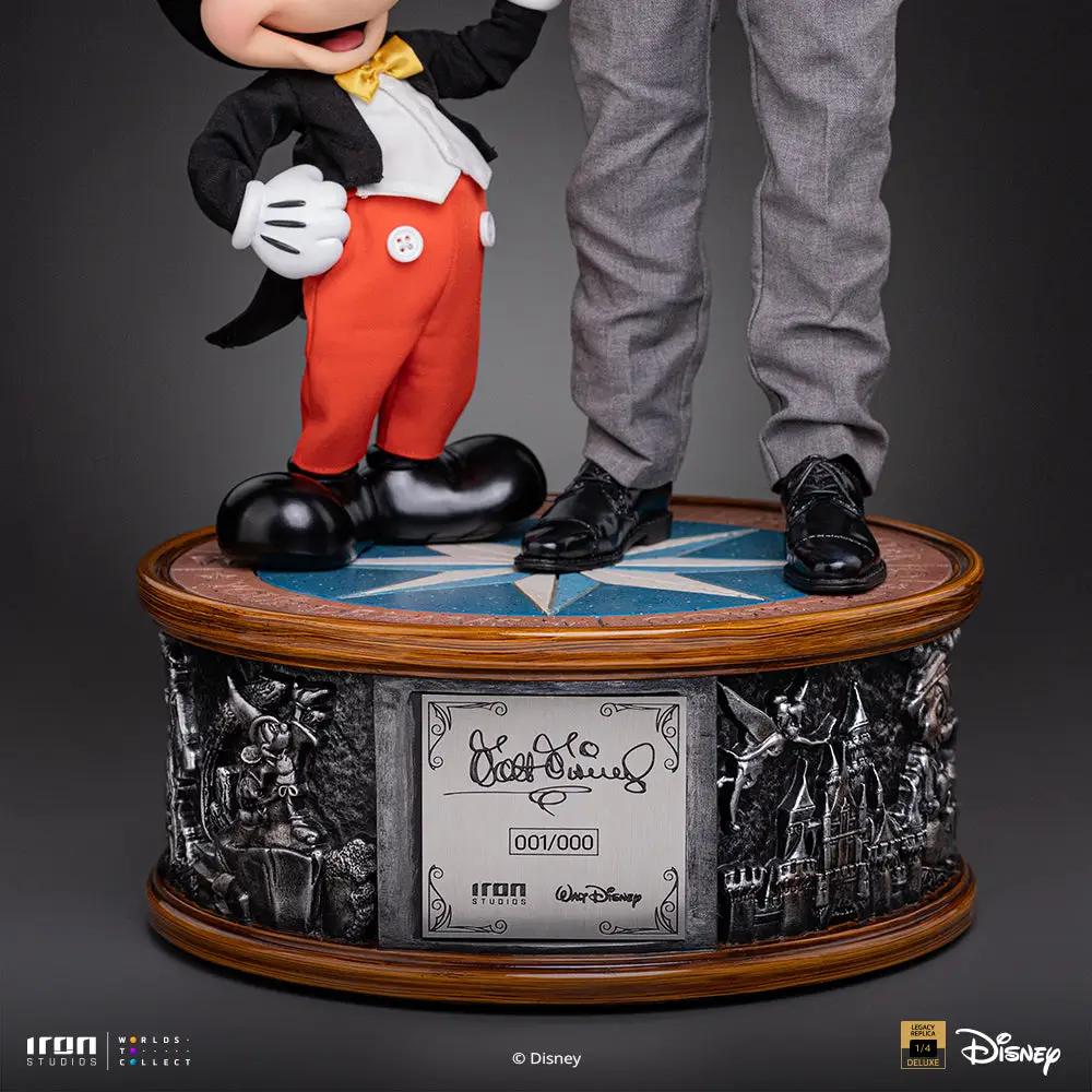 Statue of Walt Disney and Mickey Mouse, 1/4-scale Legacy Replica by Iron Studios, Disney Classics