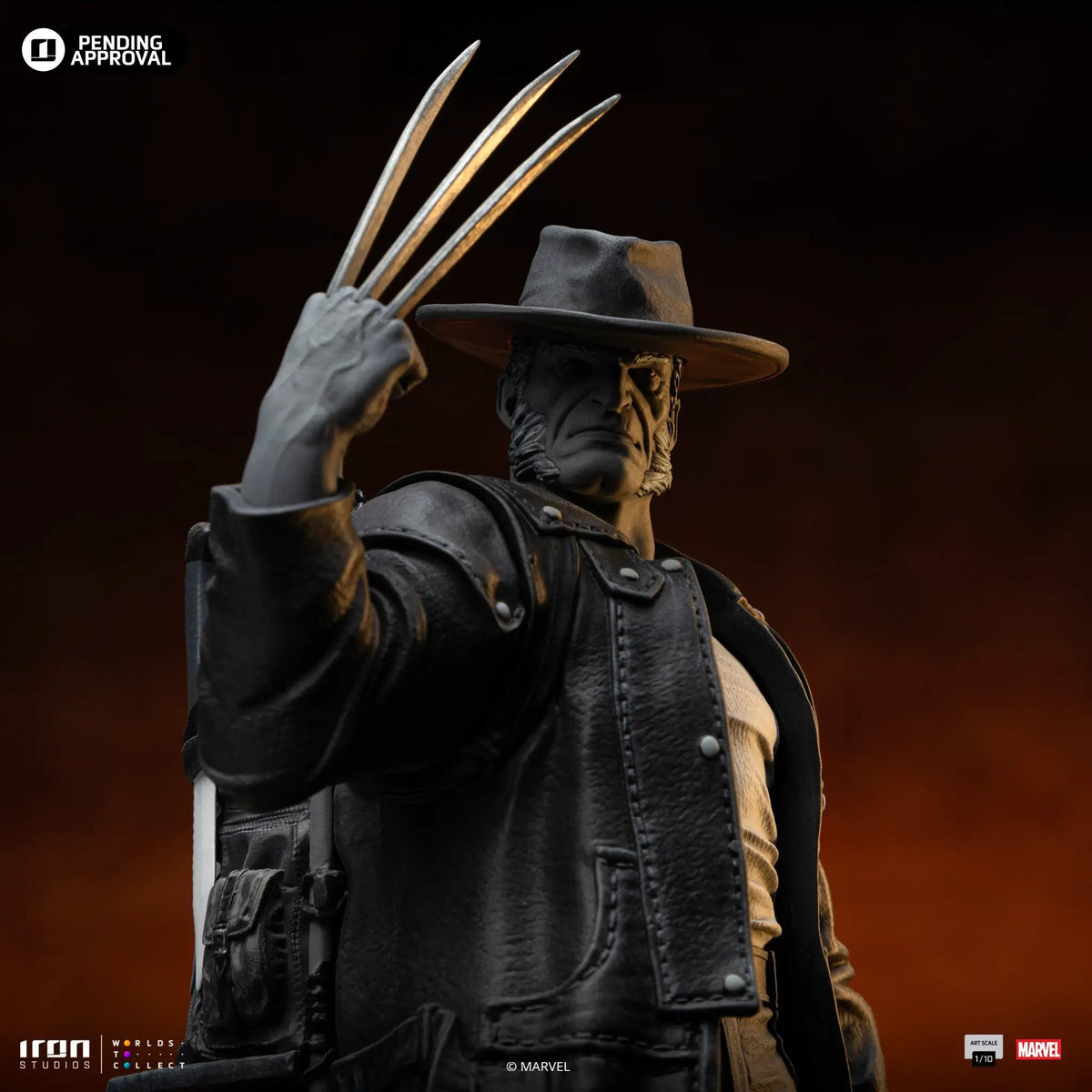 Old Man Logan statue (Black and White), X-Men, 1/10 scale, Iron Studios